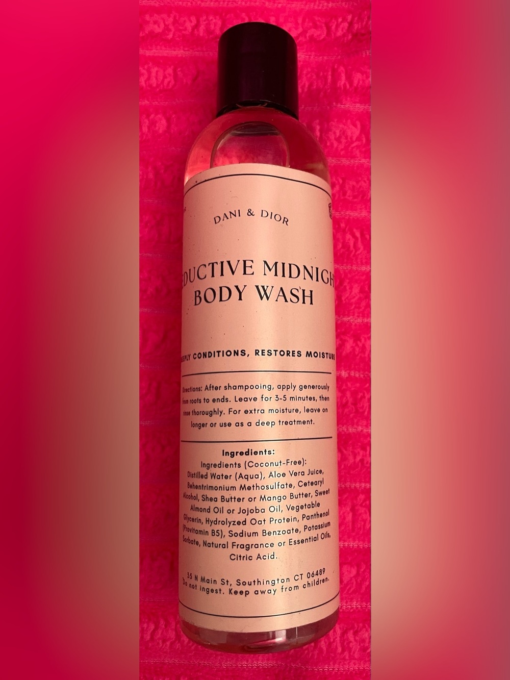 NWT Dani & Dior Seductive Midnight Body Wash